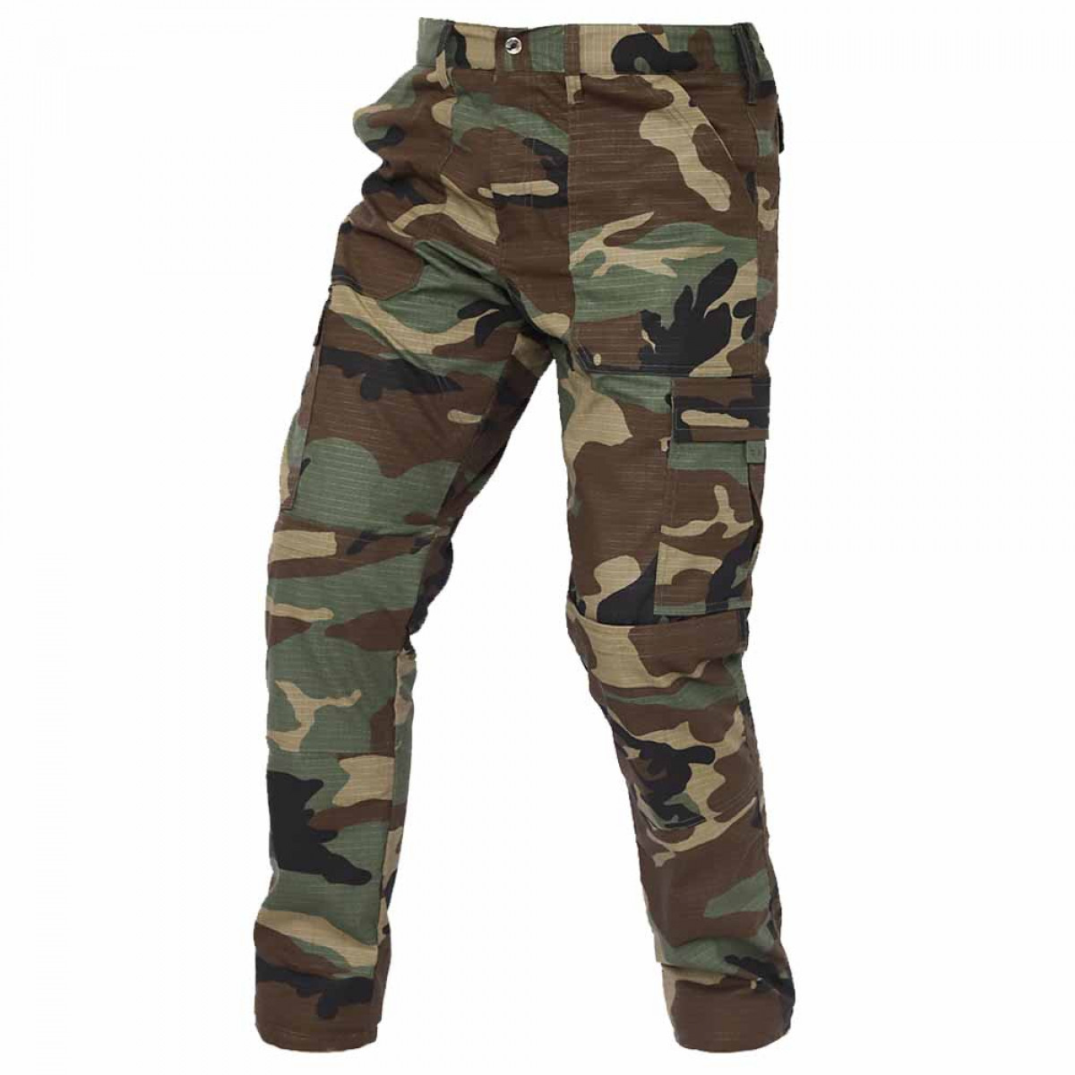 Calça Tática Rip Stop Commando Woodland | FAIRSOFT