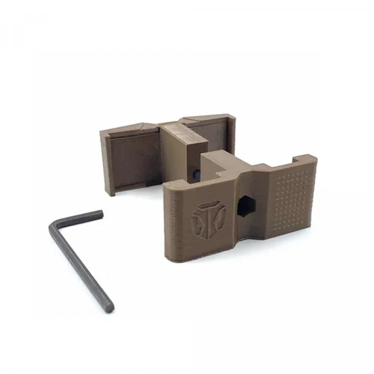 Clip Tático Dual Magazine Duplo Ar15 M4 3D - Tan | FAIRSOFT