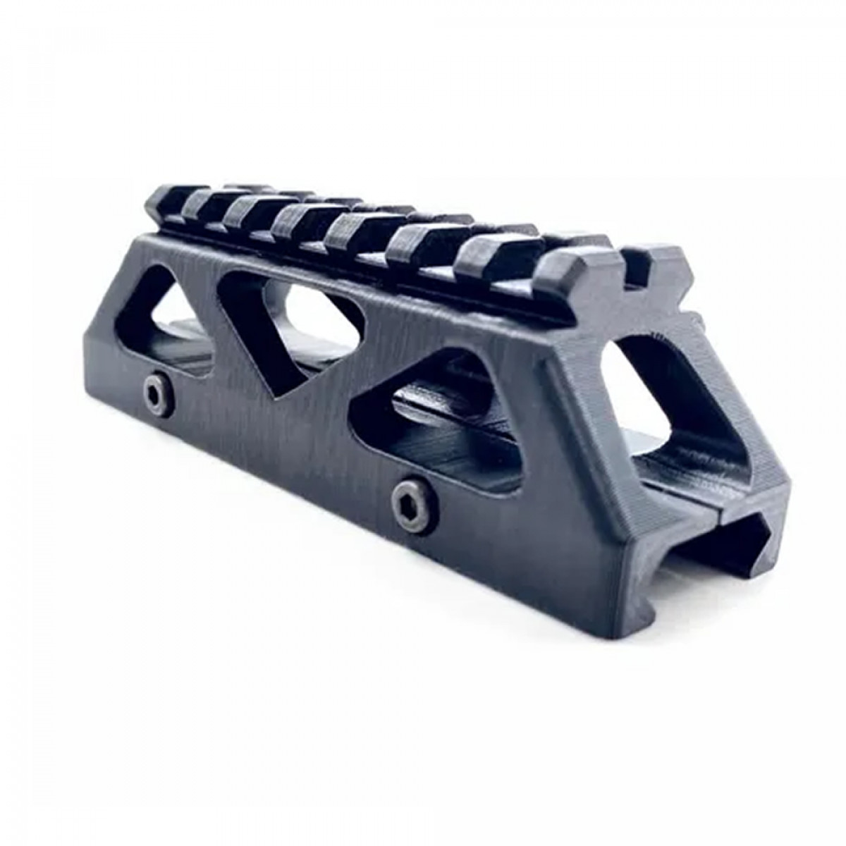 Elevador de Trilho Picatinny 20mm - 7 Slots 30x100mm Preto | FAIRSOFT