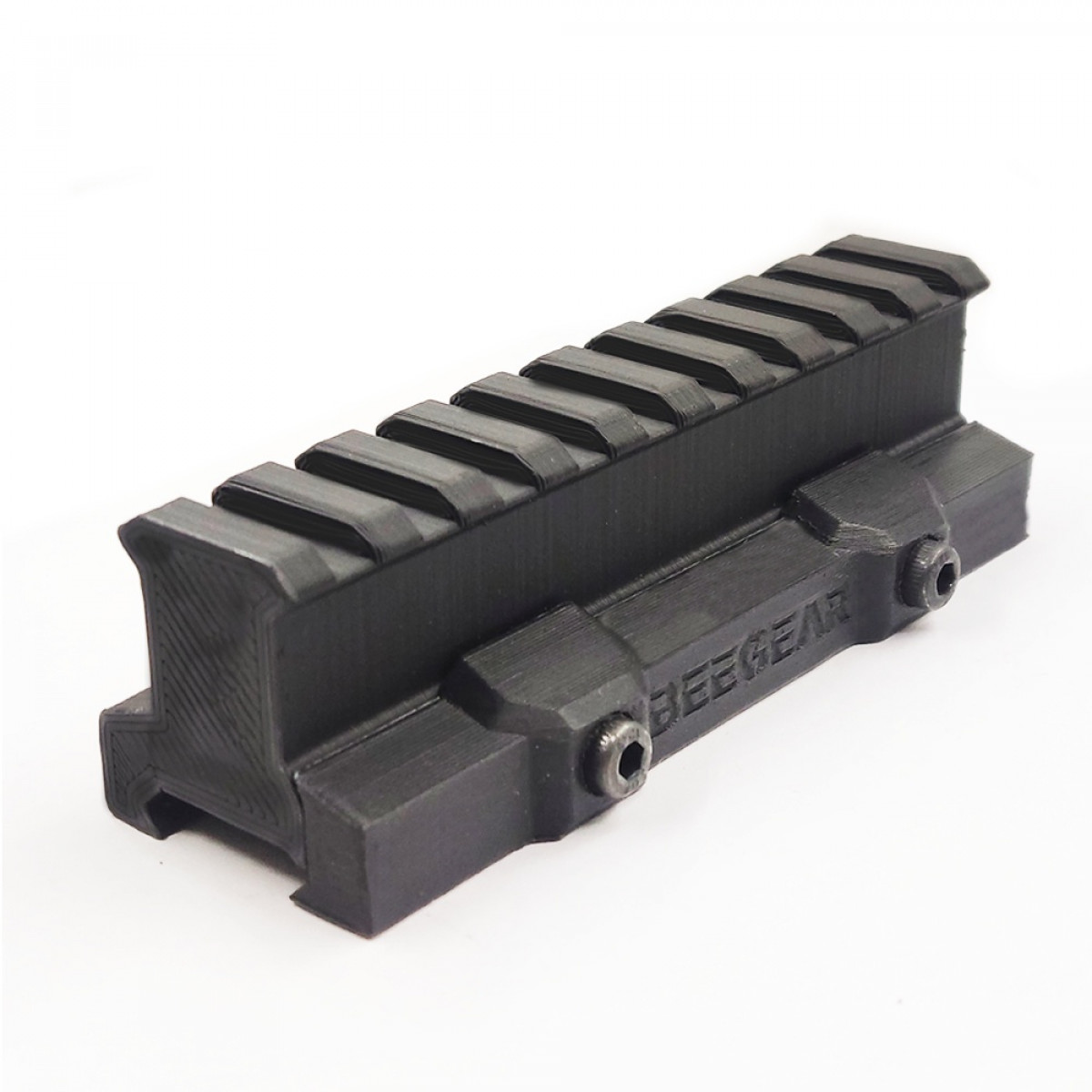 Elevador de Trilho Picatinny 20mm - 10 Slots 30x100mm Preto | FAIRSOFT