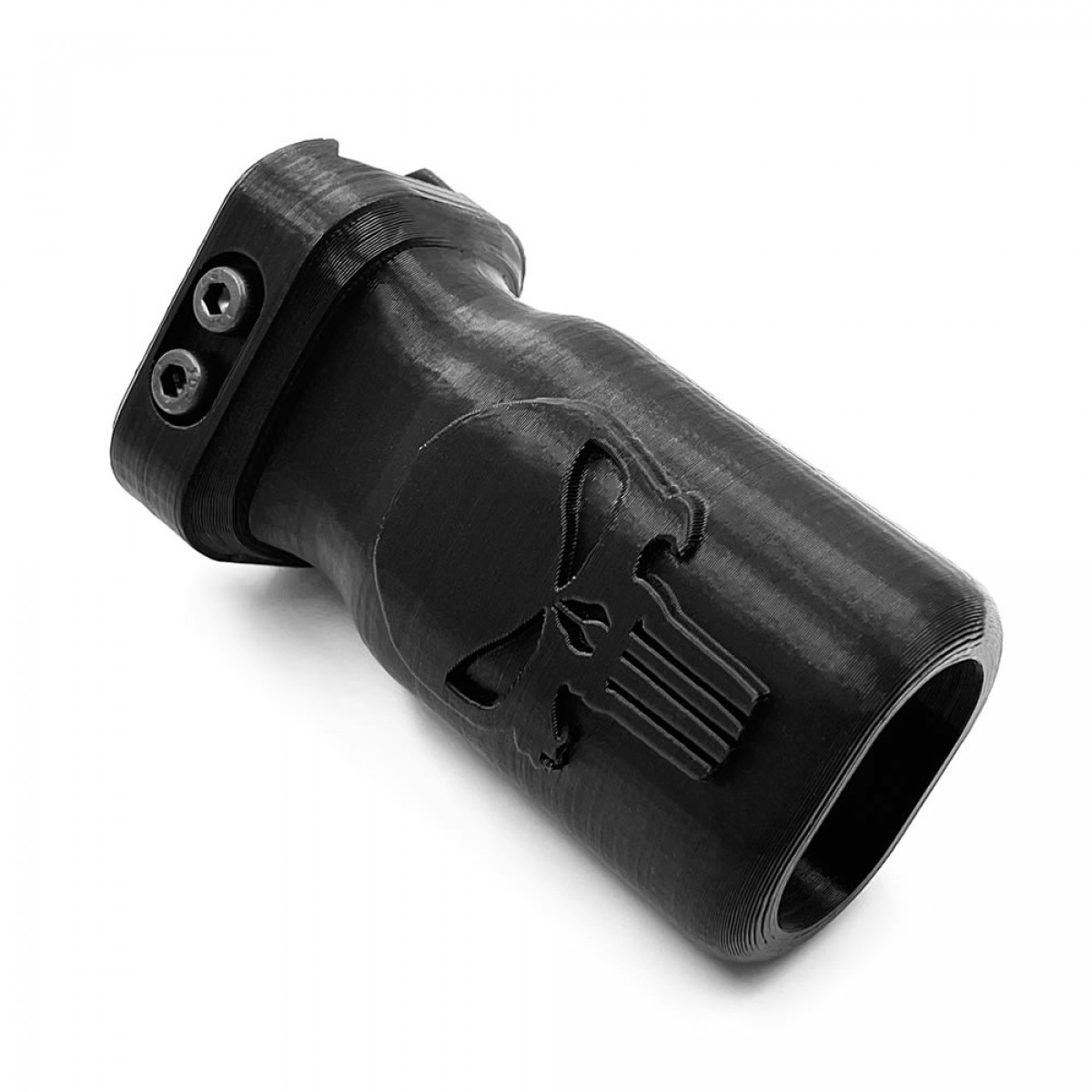 Front Grip Vertical Picatinny Skull Médio - Preto | FAIRSOFT