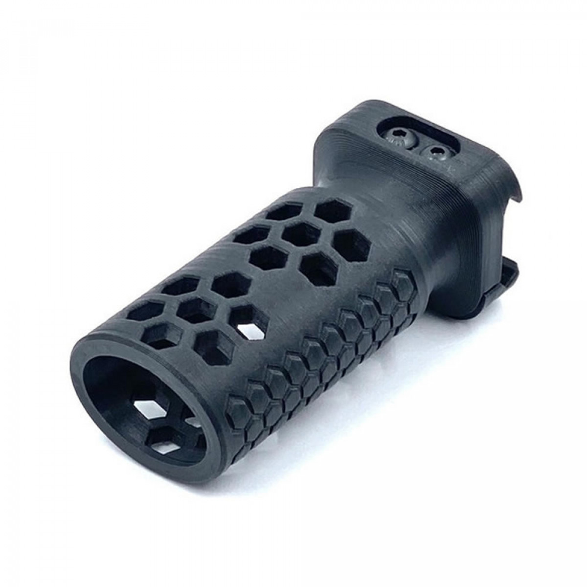 Front Grip Vertical Picatinny Honeycomb Médio - Preto | FAIRSOFT