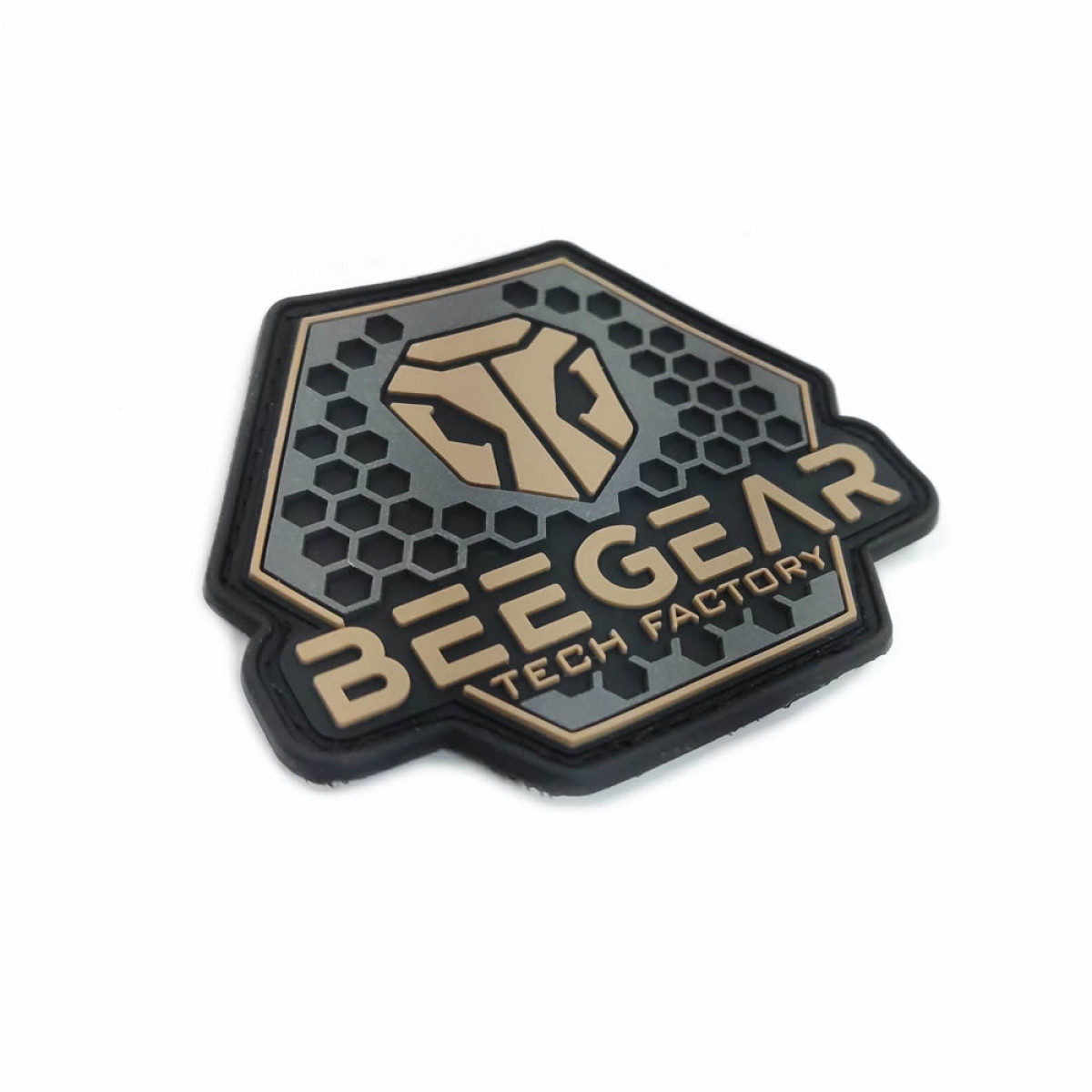 Patch Emborrachado Velcro Beegear Oficial - Black | FAIRSOFT