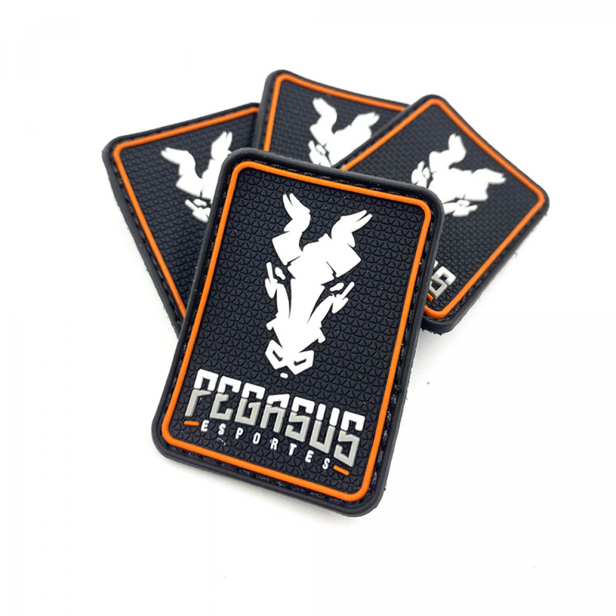 Patch Emborrachado Velcro Pegasus Oficial - Black | FAIRSOFT