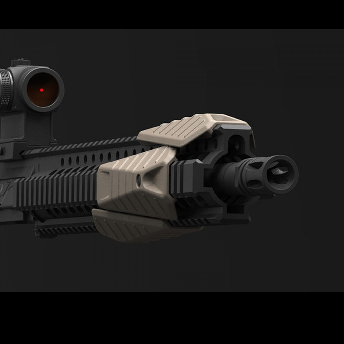 Protetor de Trilho Picatinny  Predator ABS