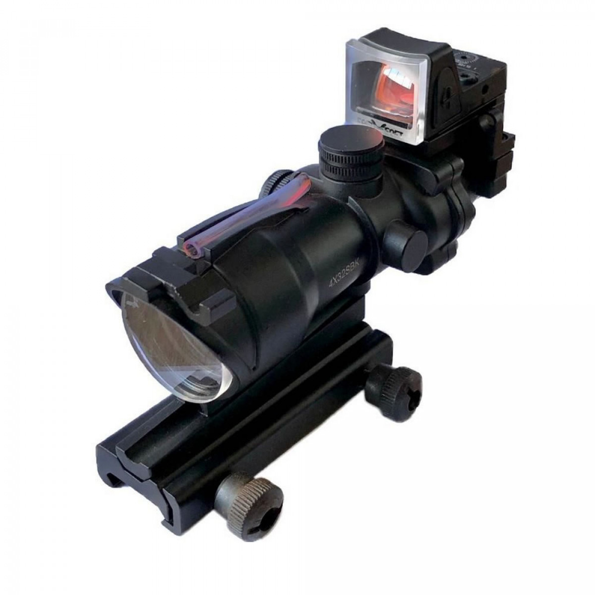 Protetor Acog e Mini Red Dot Airsoft