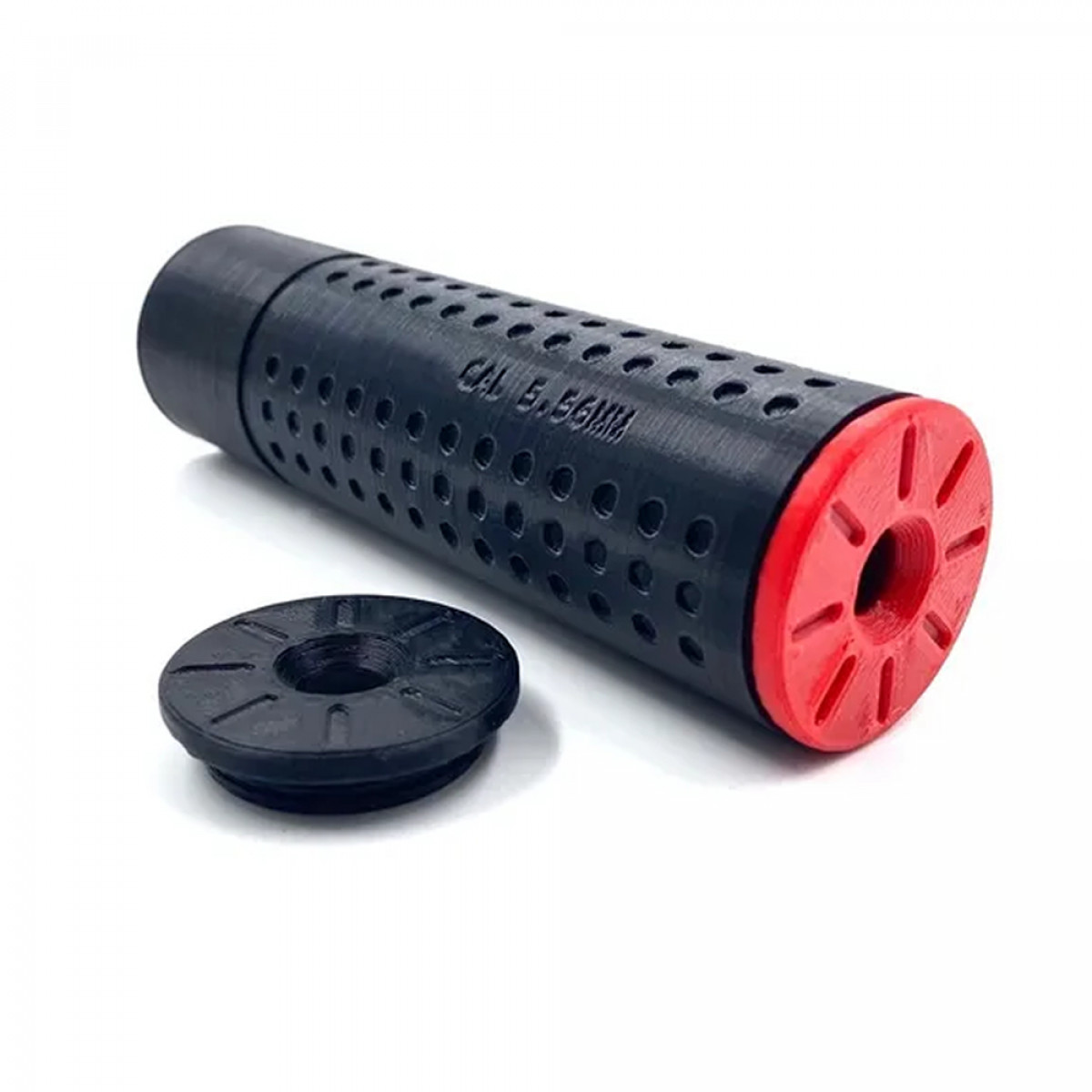 Supressor Tapa Cano Holes 34x115mm - Preto | FAIRSOFT