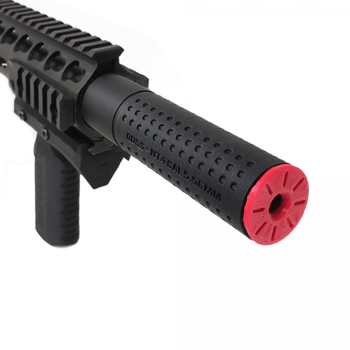 Supressor Tapa Cano Holes 34x115mm - Preto | FAIRSOFT