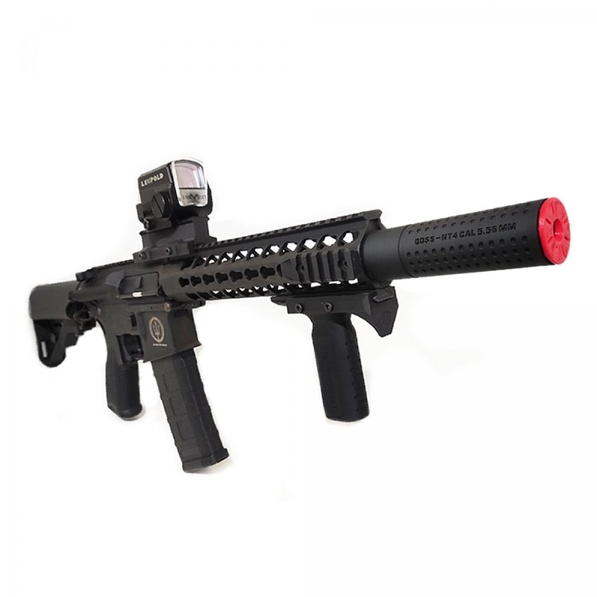 Supressor Tapa Cano Holes 34x115mm - Preto | FAIRSOFT