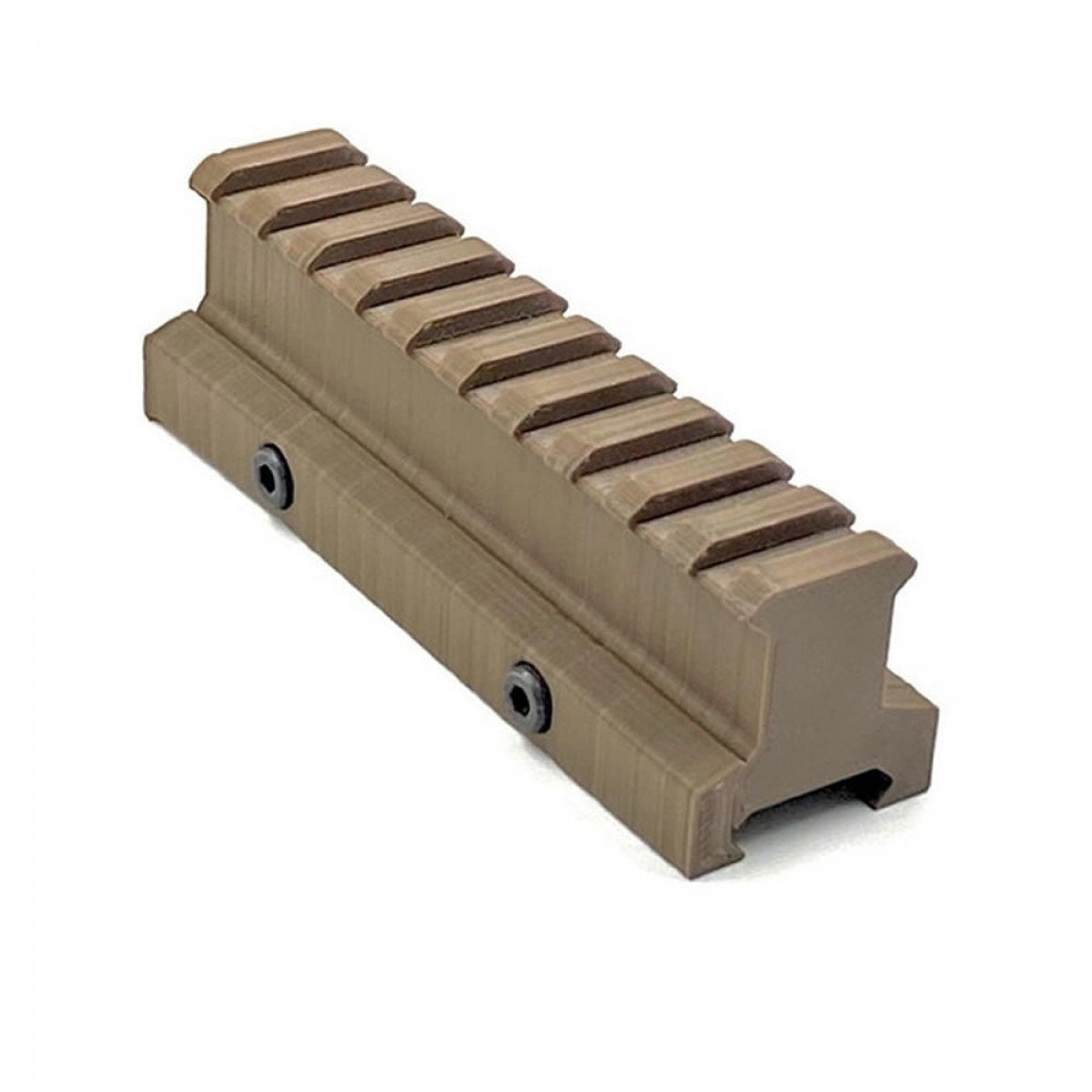 Elevador de Trilho Picatinny 20mm - 10 Slots 30x100mm Tan | FAIRSOFT