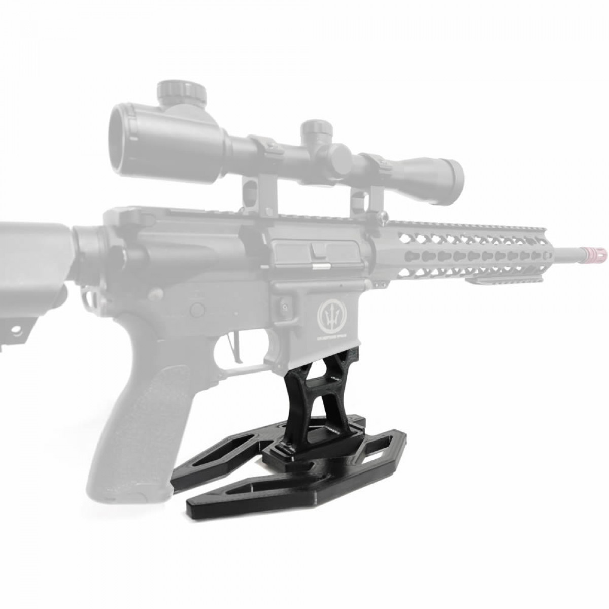 Suporte para Rifle Apoio Magazine - Preto | FAIRSOFT